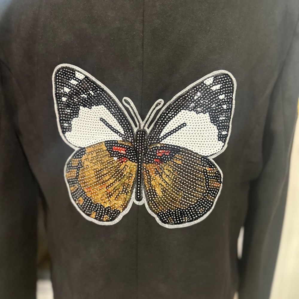 JASON WU Embellished Military Short Blazer - Picture 3 of 4